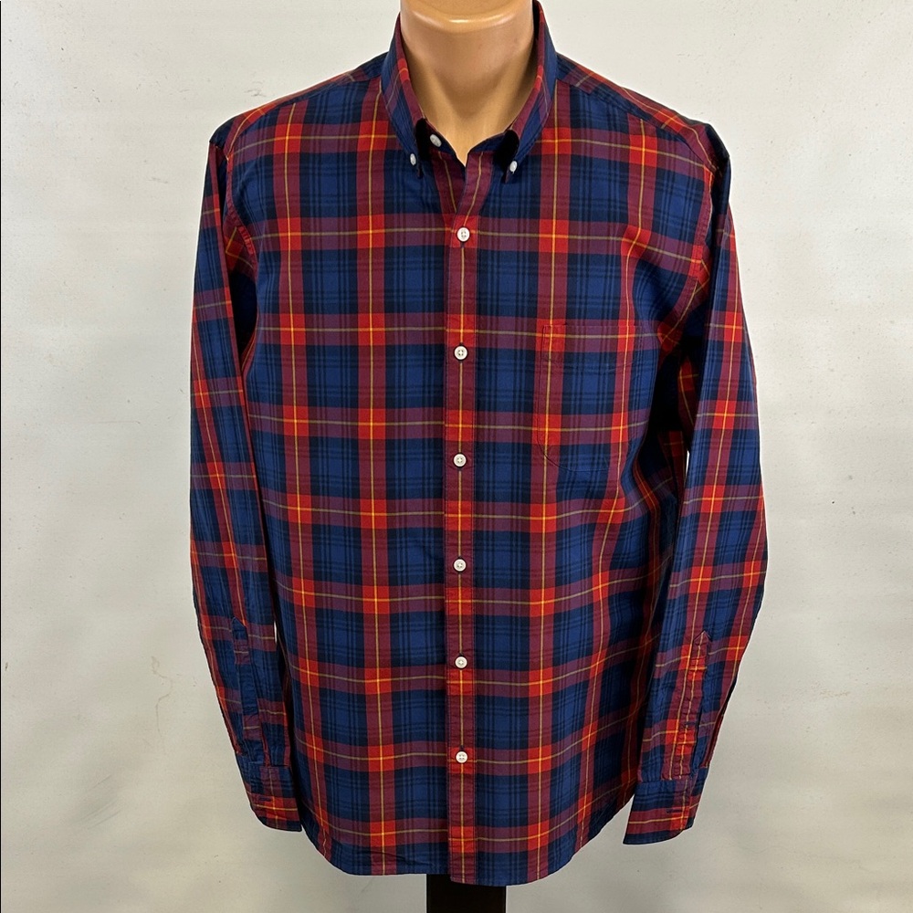 J. Crew long sleeve button down collar shirt.  XL